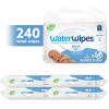 imageWaterWipes PlasticFree Original Baby Wipes 999 Water Based Wipes Unscented ampamp Hypoallergenic for Sensitive Skin 60 Count Pack of 12 Packaging May Vary60 Count Pack of 4