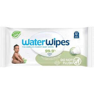 imageWaterWipes PlasticFree Textured Clean Toddler ampamp Baby Wipes 999 Water Based Wipes Unscented ampamp Hypoallergenic for Sensitive Skin 60 Count 12 packs Packaging May VaryUnscented