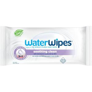 imageWaterWipes Soothing Clean Baby Wipes 99 WaterBased Formula with Botanical Extract to Soothe ampamp Protect Skin Unscented ampamp Hypoallergenic 60 Count 1 Pack1 Count Pack of 60