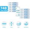 imageWaterWipes Original Baby Wipes Bundle 999 Water 3In1 Cleans Cares Protects Unscented ampamp Hypoallergenic 720 Count 12 Packs  WaterWipes Sensitive On The Go Wet Wipes 28 Count Pack of 1