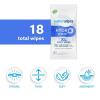 imageWaterWipes HydroCool Cooling Wipes XL Body Cleaning Wipe Stay Fresh ampamp Cool OntheGo Instant Skin Cooling Odor ampamp Sweat Removal Ideal for Gym Travel ampamp Outdoor Use 18 Count 1 PackUnscented